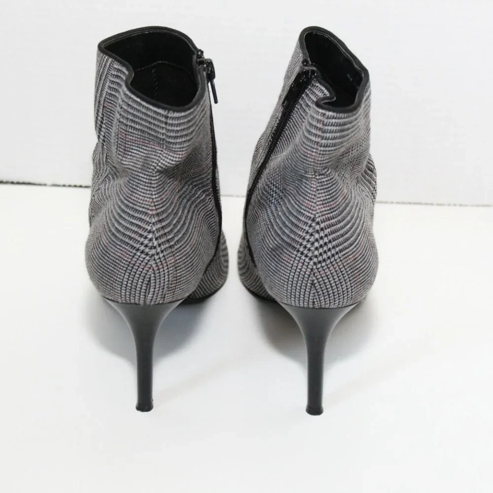 Cabi Dandy Plaid Pointed Toe Ankle Boot H12528 Booties Women's Size 11 H12528 - Picture 7 of 12